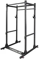Body-Solid Powerline (PPR1000) Power Rack - Steel Frame Squat Cage with J-Cups and Safety Pipes for Home Gym Strength Training