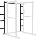 Titan Fitness T-2 Series 71" Short 10" Depth Power Rack Extension Kit, 440 LB Capacity Extension Cage, Multifunctional Workout Weight Rack with Weight Plate Holders