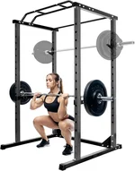 Power Cage Home Gym, 45.6"×44.3"×81.5", 1200lbs Multi-Functional Power Racks for Home Gym, All-in-One Squat Rack for Home Gym, Black