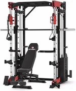 Home Gym Smith Machine with 320lb Weight Stacks – 6-in-1 Power Rack, Crossover, Pull-Up & Dip Station, Full Body Strength Training – RitKeep PMAX-5600 Pro