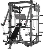 Smith Machine with Jammer Arms & Leg Press with Adjustable Dual Pulley Ratio (1:1 & 2:1), PMAX-4750 All-in-One Commercial & Home Gym Equipment, Heavy-Duty Steel Frame by RitKeep