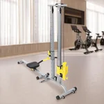 Power Rack, 220lbs Power Cage, Adjustable Cable Crossover System and Exercise Machine Attachment, for Placed at Home, Small Gyms, Companies, etc