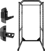 Reality Power Cage Rack Multi-Function 1200 Lbs Squat Rack with Multi-Level Adjustable Weight Cage for Fitness Garage & Home Gyms