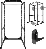 Reality Power Rack, 1200 Pounds Capacity Workout Cage with More Training Attachments, Squat Rack for Home Gym