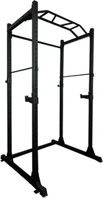 Power Rack Cage, 1200 lb Capacity, Heavy Duty Steel Frame, Home Gym Workout Station with J-Hooks, Chin-up Bar, Safety Bars