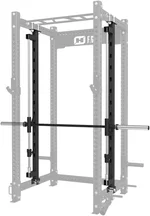 Smithe Machine Attachment for 3"x3" Power Cage Squat Rack, 2400lbs Multi-Functional Power Rack, Commercial Weight Lifting Gym Cage for Home Gym Free Weight with Attachment Set