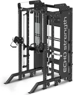 Commercial Cable Crossover Exercise Machine All in One Functional Trainer Cable Machine with 400LBS Weight Stacks Power Cage Squat Rack with Pulley System Compact Functional Trainer for Home Gyms