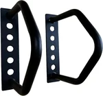 Set of 2 Dip Bar Muti-Grip Handles for Strength Training, Double Welding Design, Solid Dip Bar Attachment for 3" x 3" with 1" Hole Power Cage Squat Rack