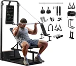 Gym Monster 2 Works Plus & Smart PowerGrip Handles & Weight Lifting Belt & Gym Accessories Organizer & Skiing Handles 2 Bundle