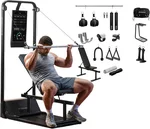Gym Monster 2 Works Plus & Weight Lifting Belt & Gym Accessories Organizer & Skiing Handles 2 Bundle