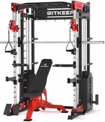Home Gym Smith Machine with 320lb Weight Stacks – 6-in-1 Power Rack, Crossover, Pull-Up & Dip Station, Full Body Strength Training – RitKeep PMAX-5601 Pro